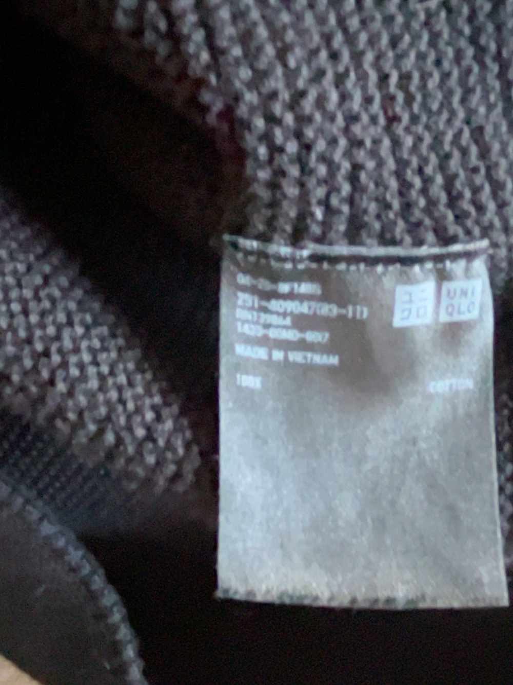 Uniqlo Women’s XL Black V-Neck Oversized Knit Sweater Dolman High Low Hem - Picture 9 of 10